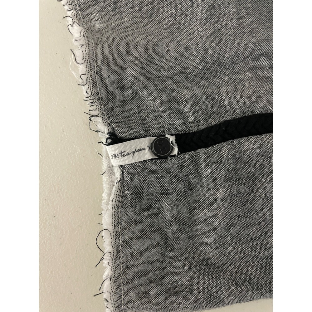 One Teaspoon Harem Pants Womens XXS Grey Black Stripe Drop Crotch Boho Trousers - Picture 7 of 10